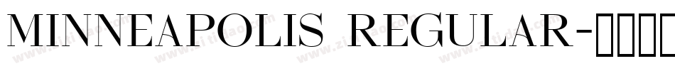 Minneapolis Regular字体转换